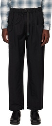 South2 West8 Black Belted Trousers