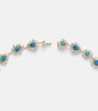 Suzanne Kalan 18kt gold necklace with gemstones
