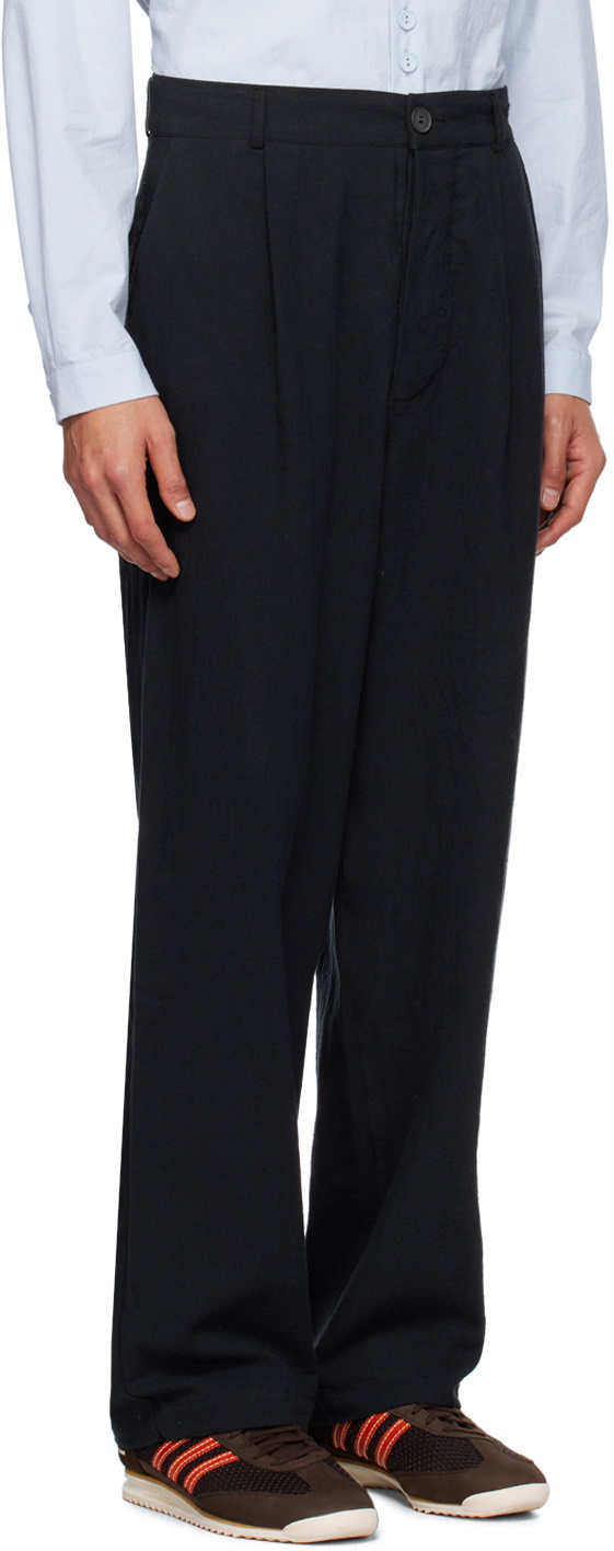 XENIA TELUNTS Black Typewriter Trousers