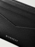 Givenchy - Logo-Appliquéd Textured-Leather Cardholder