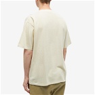 Auralee Men's Cotton Mesh T-Shirt in Ivory