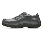 Dr. Martens Gray Aurix Satin Finish Leather 5I Sneakers