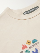 Reese Cooper® - Printed Organic Cotton-Jersey T-Shirt - White