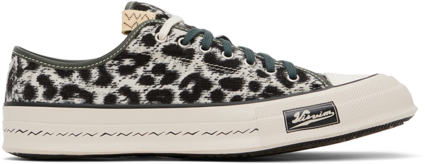 visvim Gray Skagway Leopard Lo Sneakers Visvim