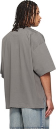 WOOYOUNGMI Gray Cotton Over Size T-shirt