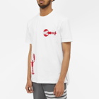 Thom Browne Men's Lobster Print T-Shirt in White