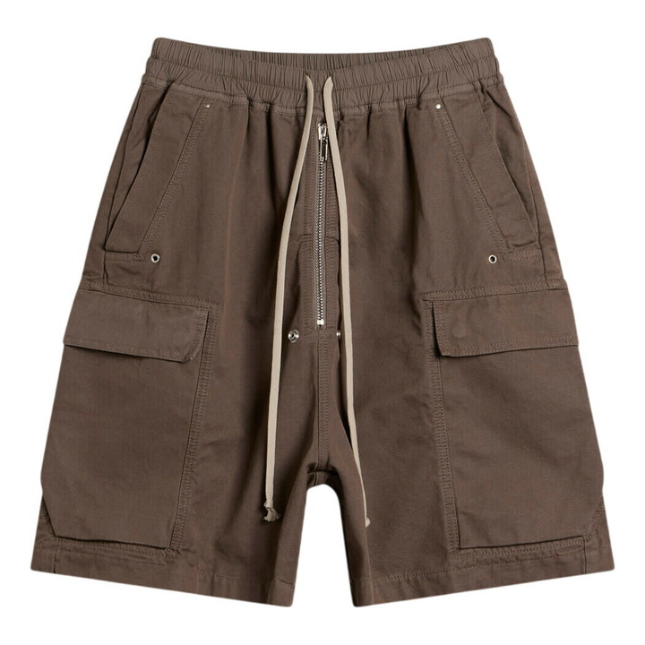 Photo: Rick Owens DRKSHDW Men's Cargobela Shorts in Dust