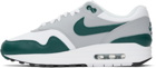 Nike White & Green Air Max 1 LV8 Sneakers