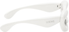 LOEWE Off-White Inflated Cateye Sunglasses