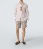 Frescobol Carioca Felipe linen and cotton shorts