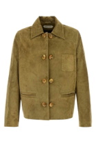 Namacheko Khaki Suede Osterly Jacket