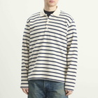 Junya Watanabe MAN Men's Long Sleeve Jersey in Ntrl/Navy