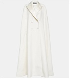 Dolce&Gabbana Double-breasted wool-blend cape