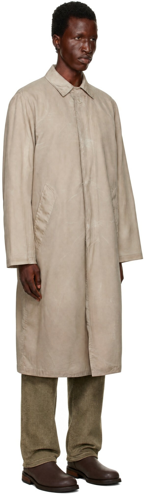 OUR LEGACY Beige Cloak Car Coat