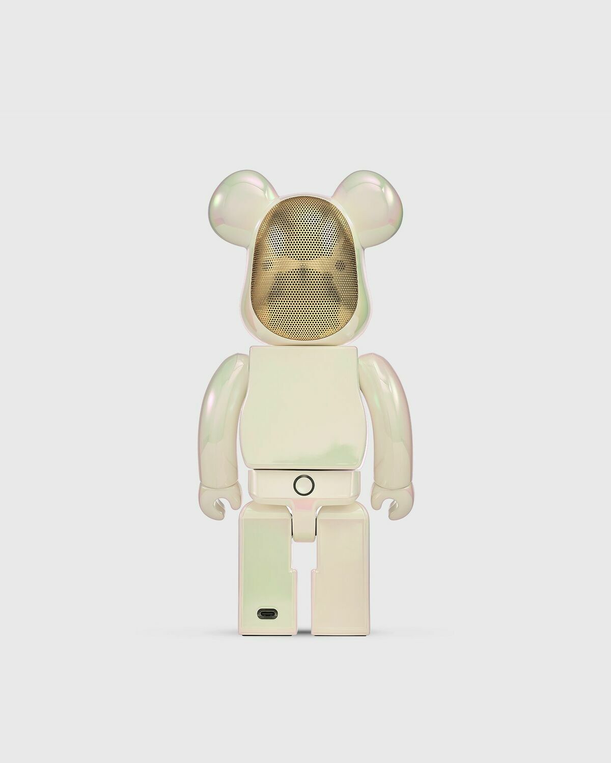 MEDICOM BE@RBRICK AUDIO 400% Portable Bluetooth Speaker Beige Mens Home deco