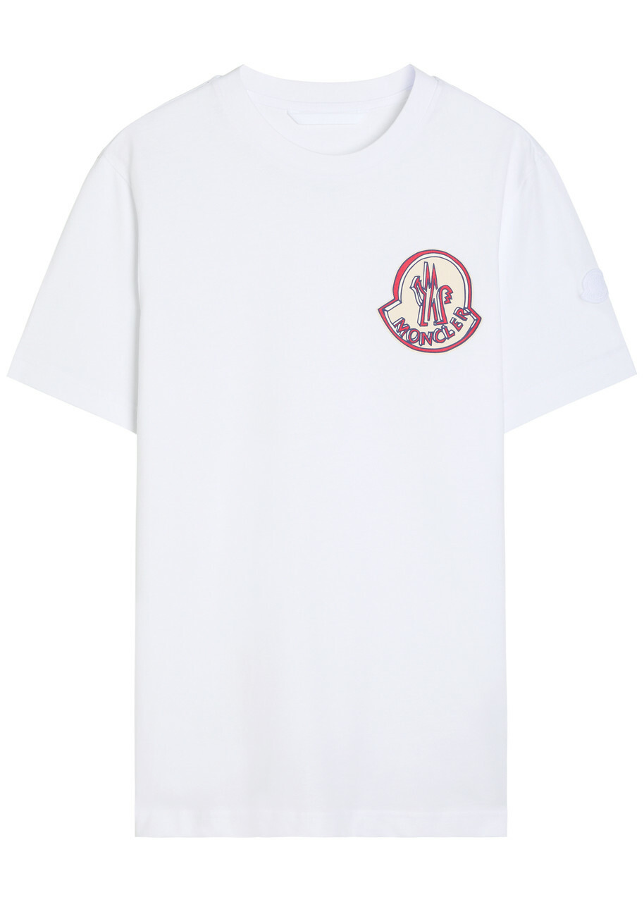 Moncler Logo-print Cotton T-shirt White