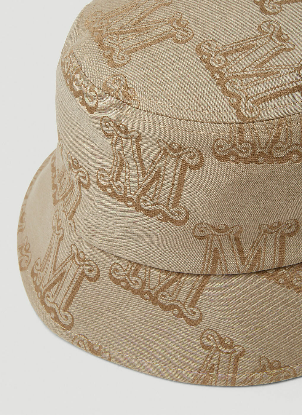 ハット Max Mara Cappello Bucket Con Logo Allover All-over Logo Patterned Bucket Hat Max Mara | italist