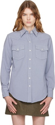 A.P.C. Blue Western Shirt