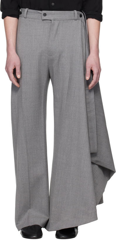 Photo: ALAINPAUL Gray Extended Tailored Trousers