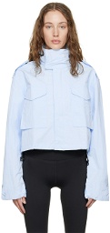 Reebok By Victoria Beckham Blue Windbreaker Jacket