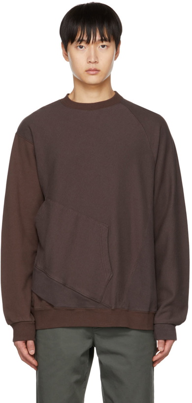 Photo: Undercoverism Brown Asymmetric Sweatshirt
