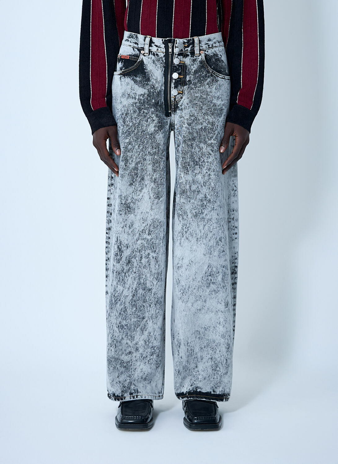 Martine Rose Coated Denim Jeans