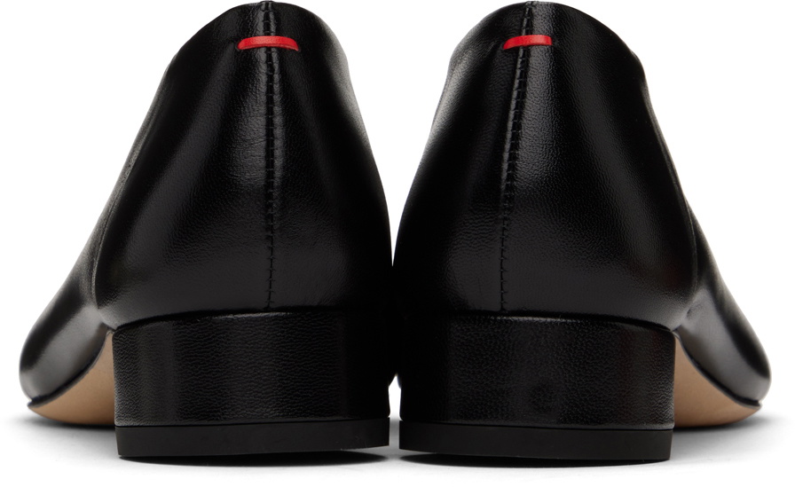 Aeyde Black Delia Ballerina Flats
