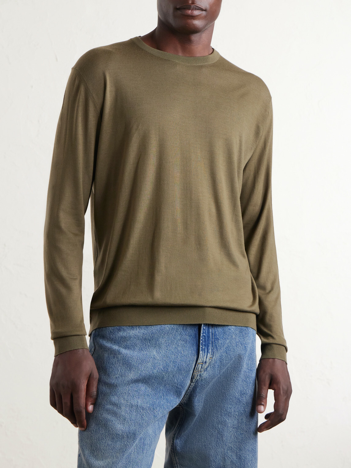 Kiton - Wool Knit Sweater - Green