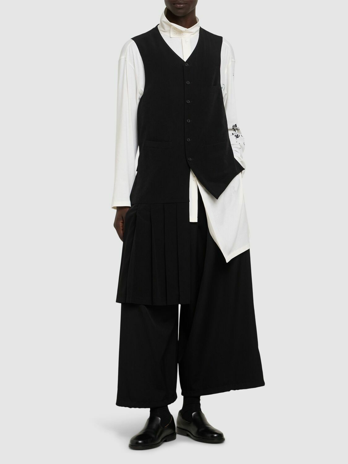 YOHJI YAMAMOTO Pleated Vest Yohji Yamamoto
