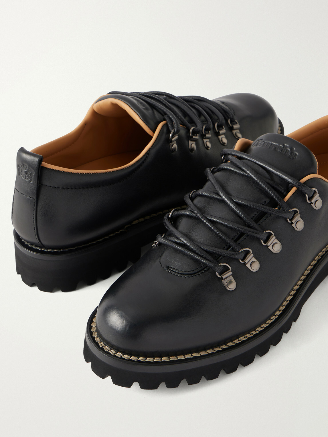 Church's - Snow Leather Hiking Boots - Black