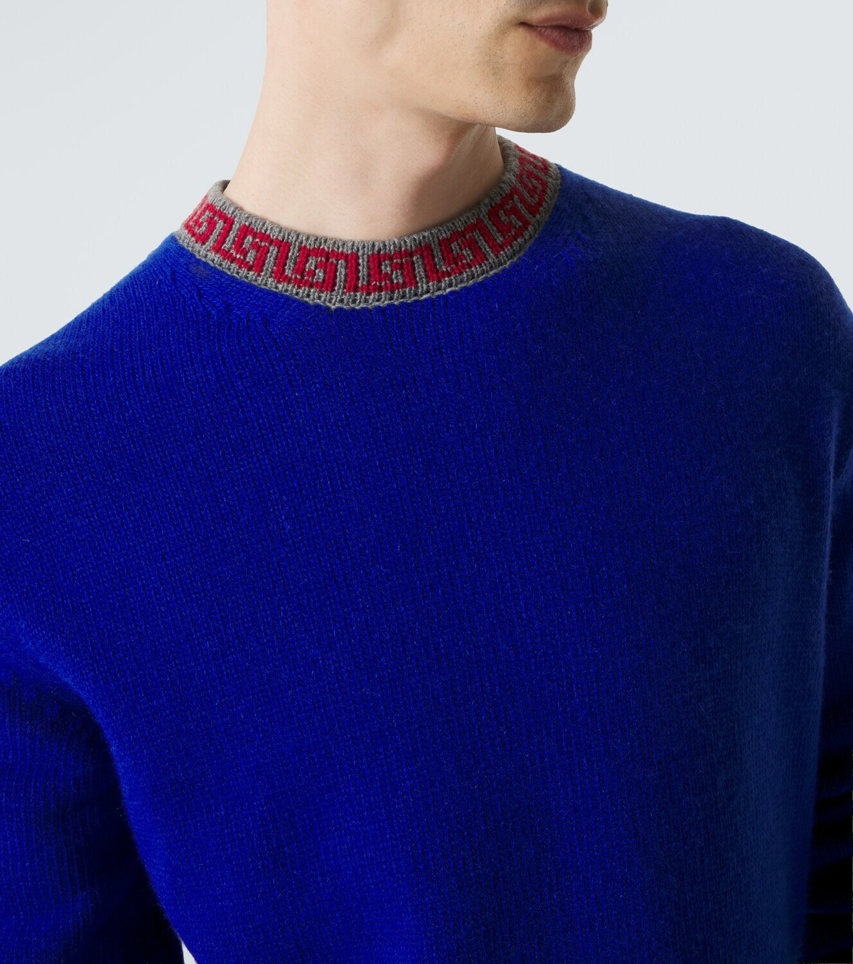 Versace Greca Border wool and cashmere sweater