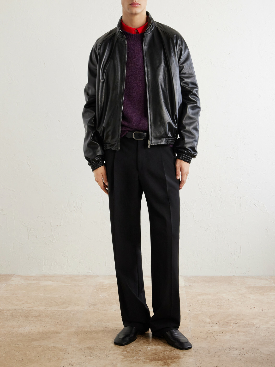 Acne Studios - Lokot Leather Jacket - Black