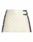 Durazzi Womens Mini skirt in Beige