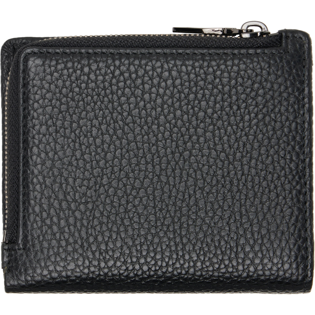 Diesel Black Bi-Fold Zip Wallet