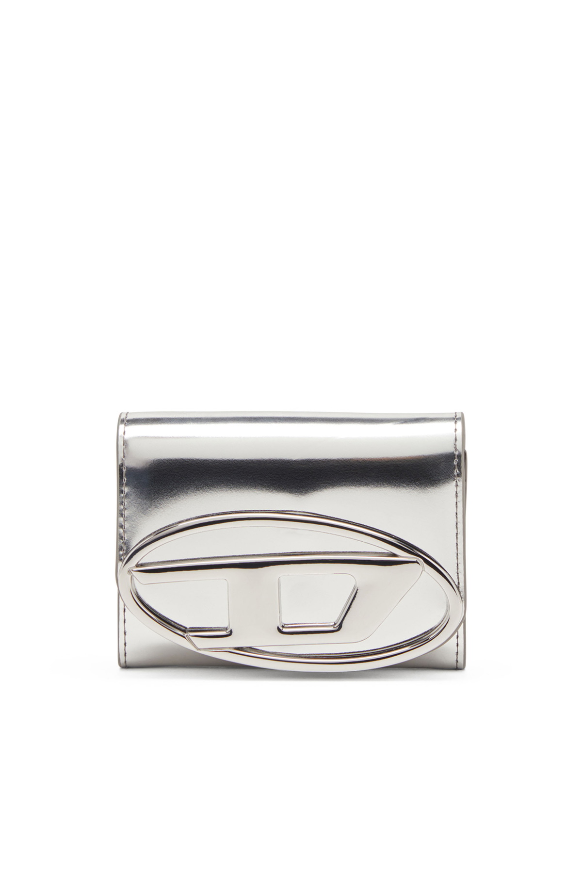 DIESEL☆ Flat card holder in nappa leather ホワイト Diesel Flat card holder in nappa leather - Card cases Womens