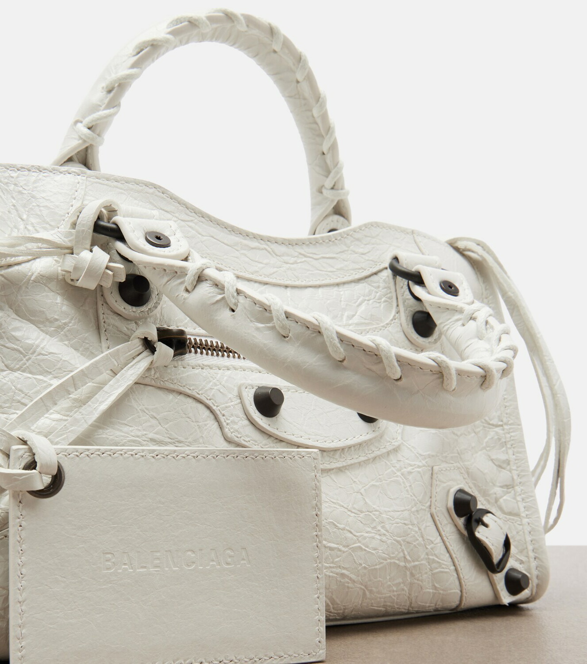 Balenciaga Le City Mini leather top-handle bag