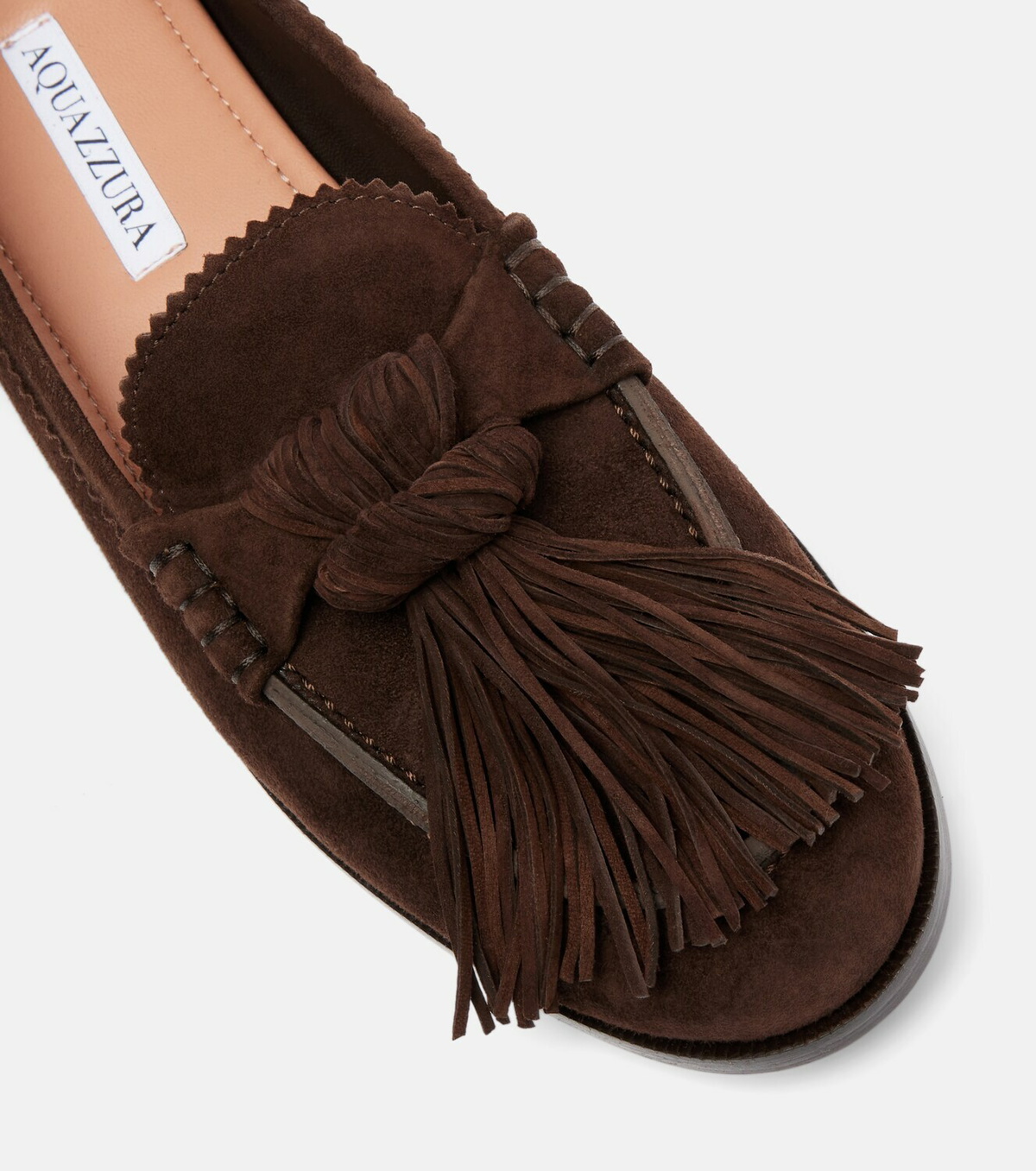 Aquazzura Freddie suede loafers