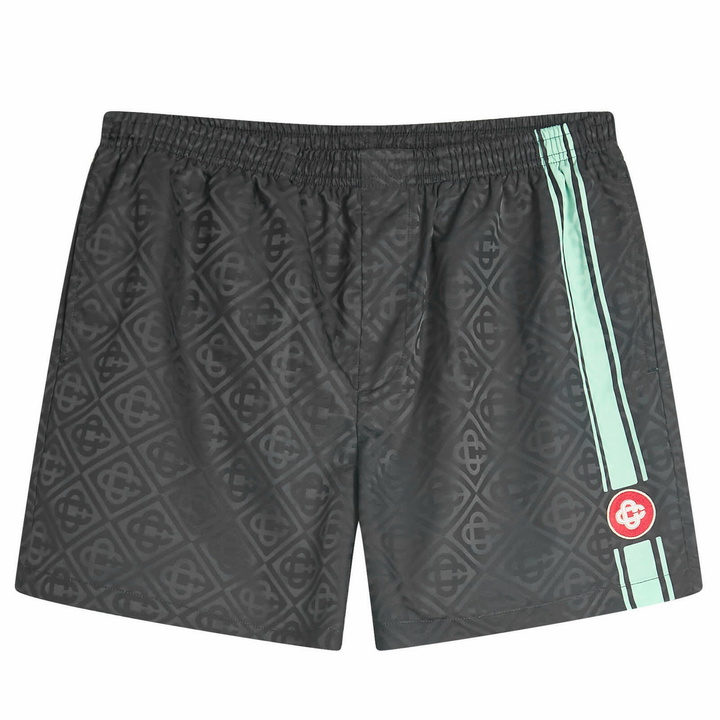 Photo: Casablanca Men's Jacquard Swim Short in Black