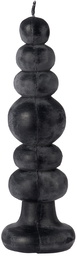 Carl Durkow Black Knubby Candle