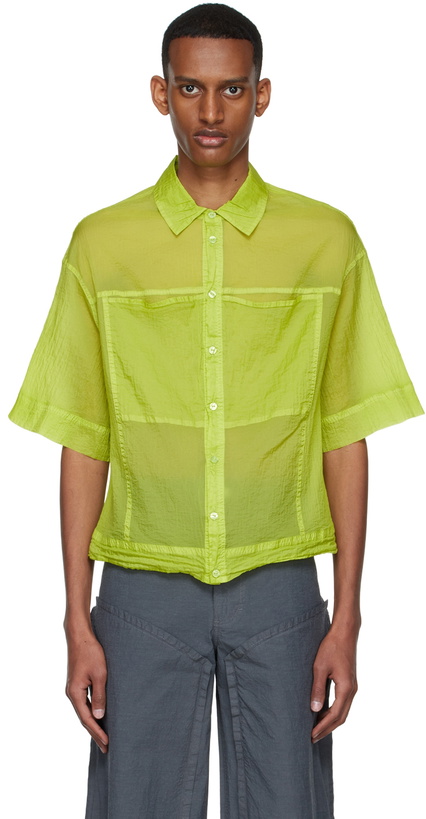 Photo: Eckhaus Latta Green Echo Shirt