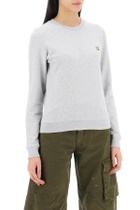 MAISON KITSUNE fox head regular fit sweatshirt Grey