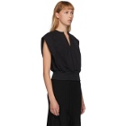 3.1 Phillip Lim Black French Terry Tank Top