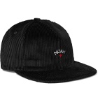 Noah - Logo-Embroidered Cotton-Corduroy Baseball Cap - Black