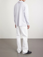 SEASE - Supima Cotton-Jersey Polo Shirt - Gray