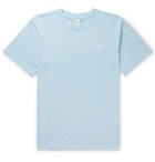 Adsum - Script Logo-Print Cotton-Jersey T-Shirt - Blue