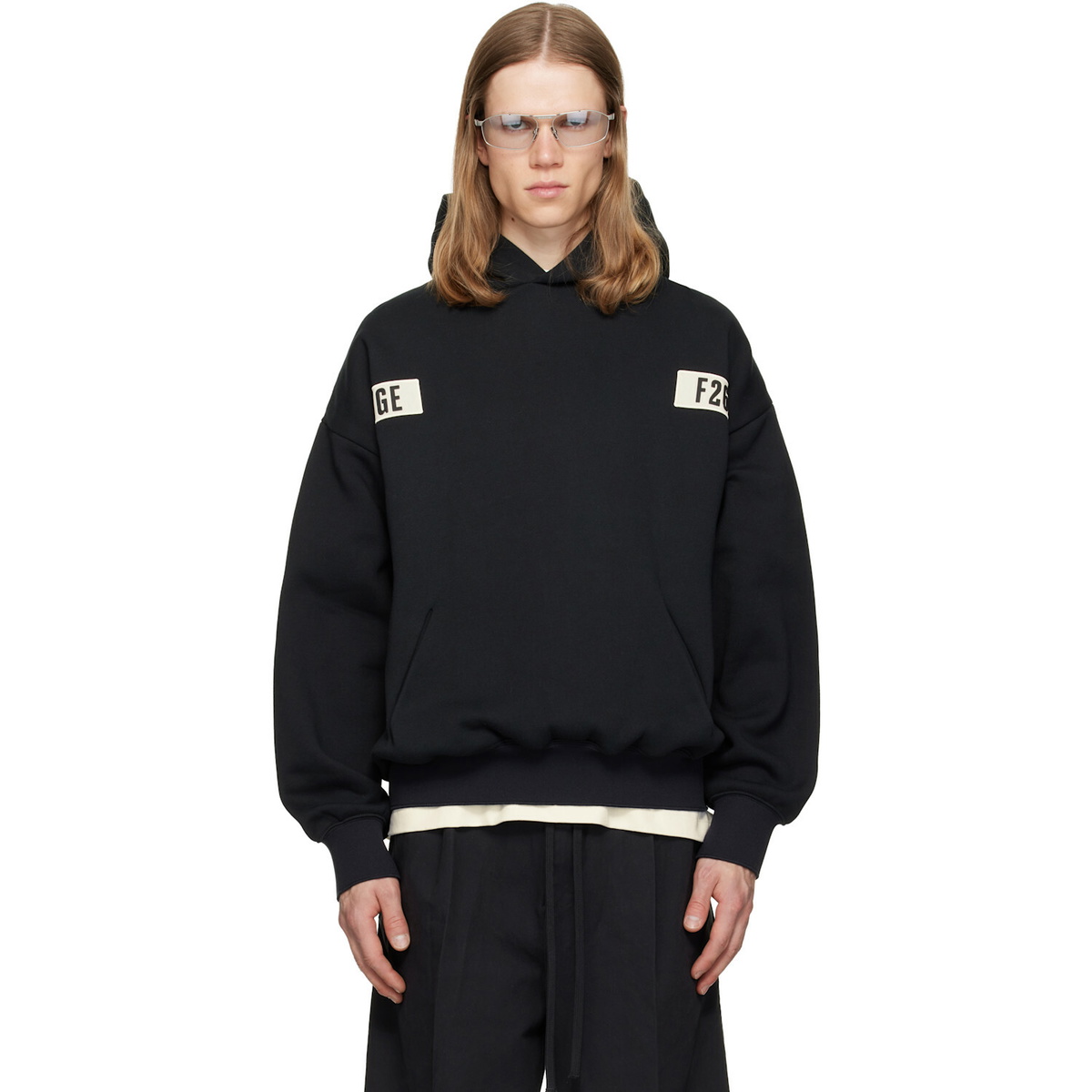 Fear of God ESSENTIALS Black 90s Hoodie