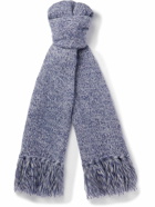 Massimo Alba - Fringed Wool, Mohair and Silk-Blend Scarf