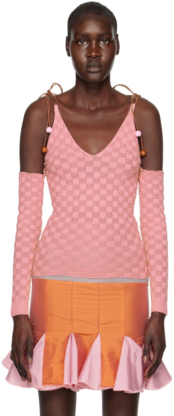 Photo: ANDREJ GRONAU SSENSE Exclusive Pink Slip Shirt