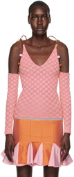 ANDREJ GRONAU SSENSE Exclusive Pink Slip Shirt