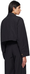 J KOO Black Zip Jacket